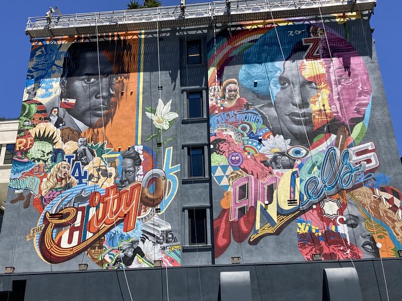 mural in Los Angeles by artist Tristan Eaton.