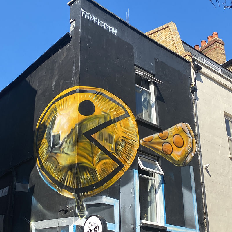 mural in  by artist Fanakapan.