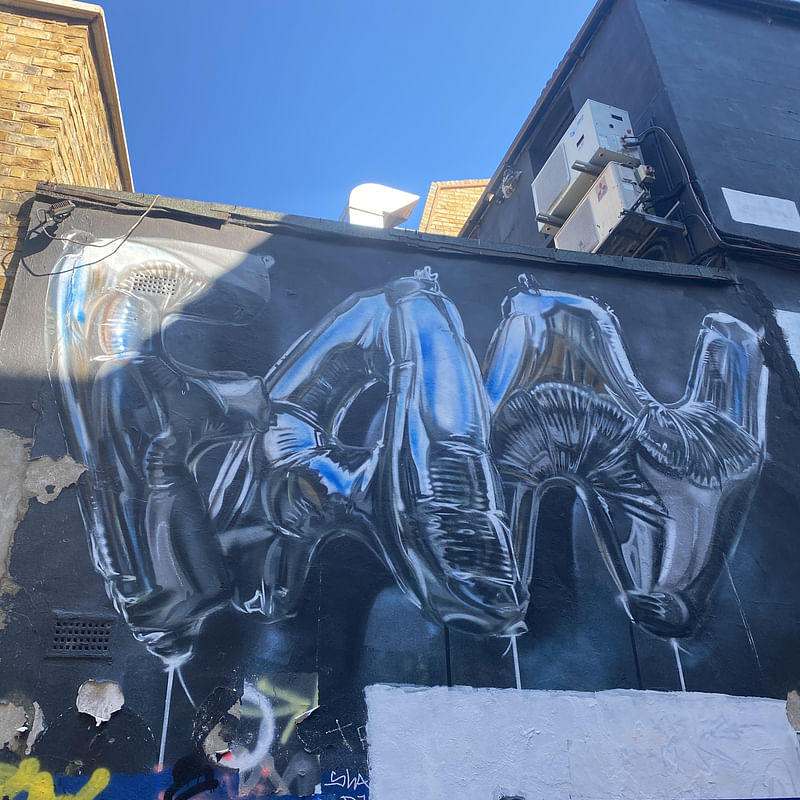 mural in  by artist Fanakapan.