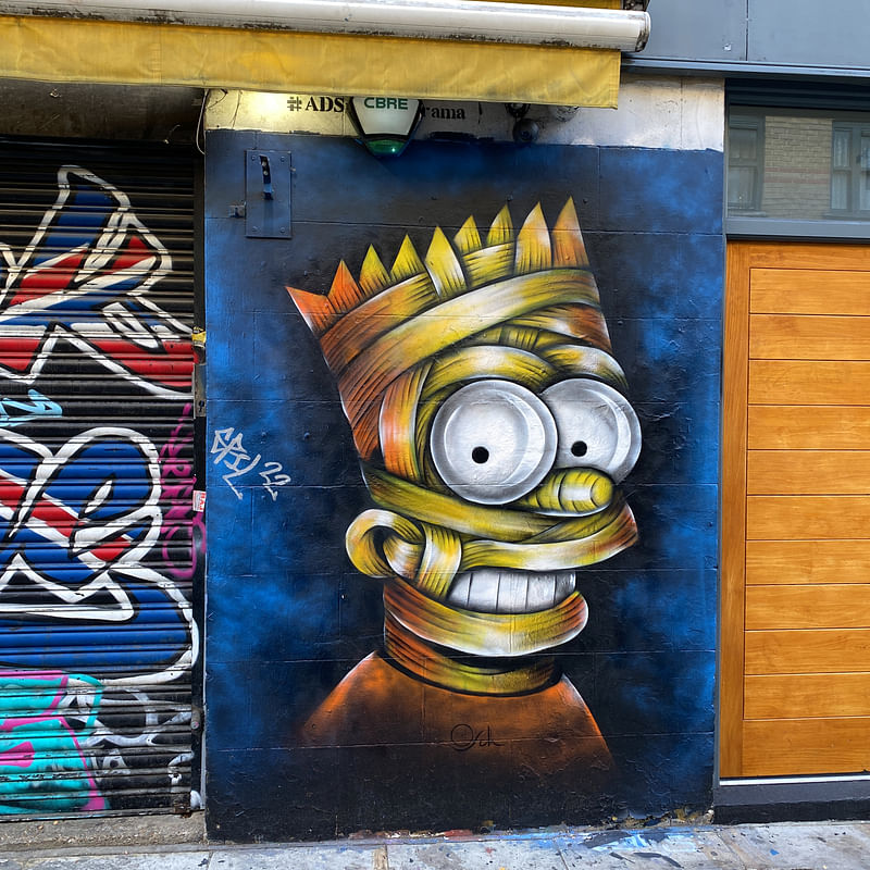 mural in  by artist unknown.