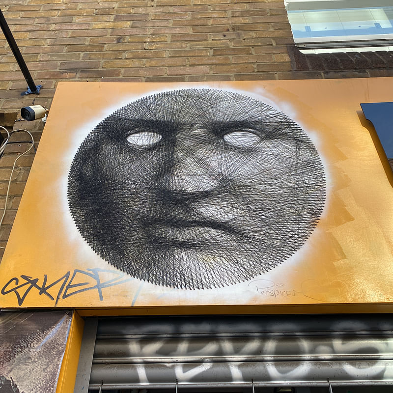 mural in  by artist unknown.
