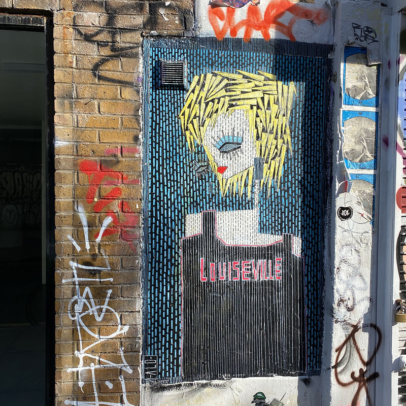 mural in  by artist unknown.