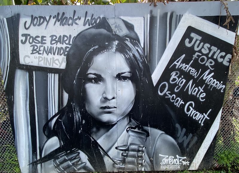 mural in Oakland by artist Amend.