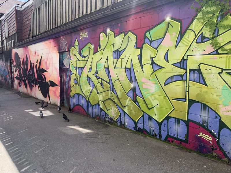 mural in Toronto by artist unknown.