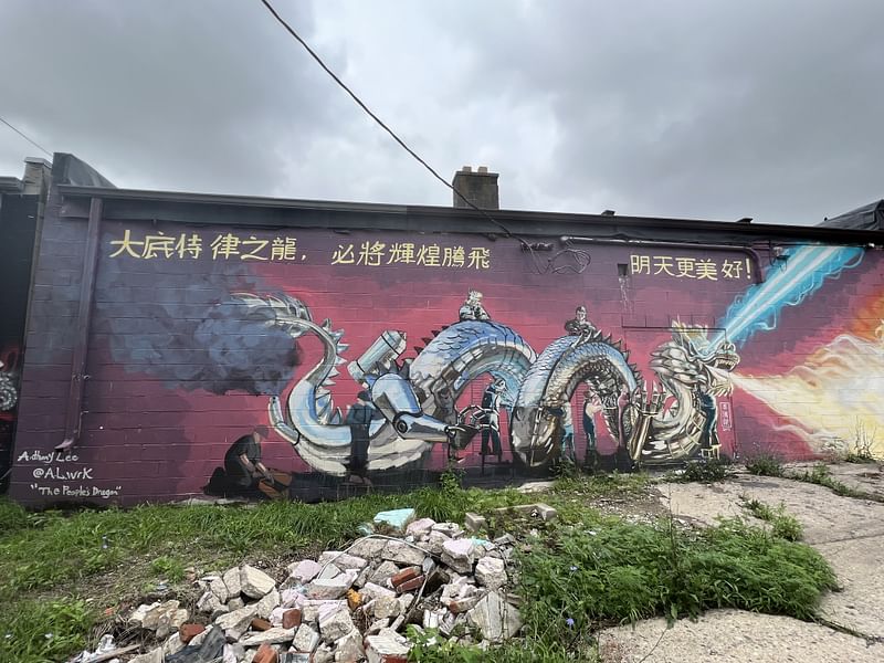 mural in Detroit by artist Tony Lee.
