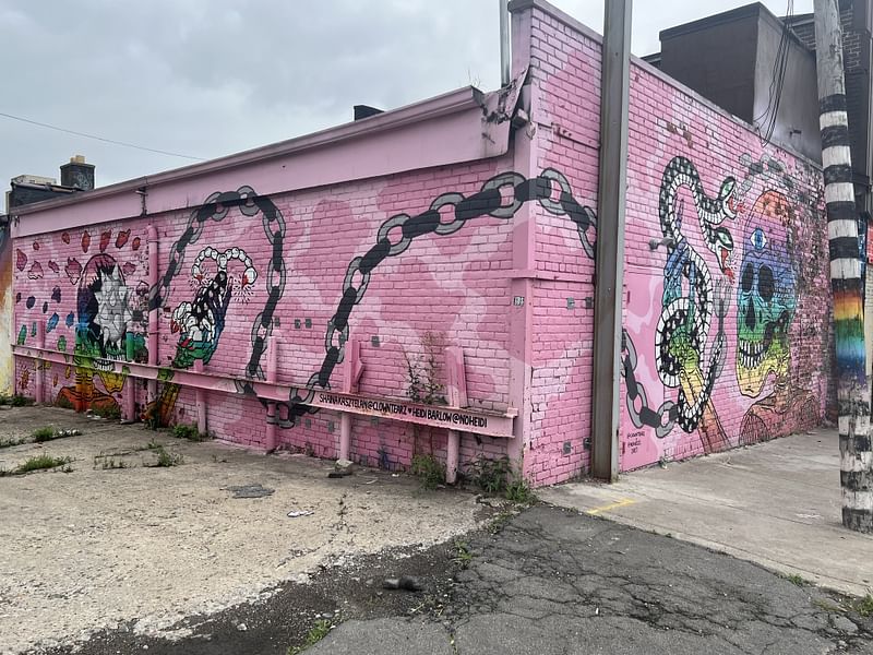 mural in Detroit by artist Shaina Kasztelan.