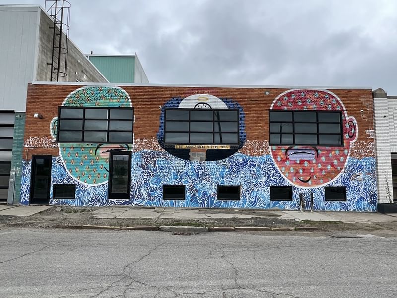 mural in Detroit by artist Kashink.