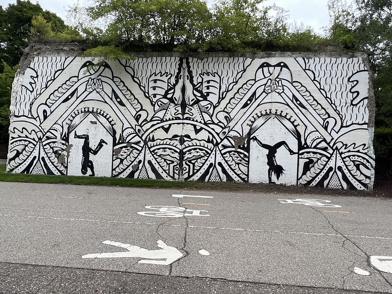 mural in Detroit by artist WC Bevan.