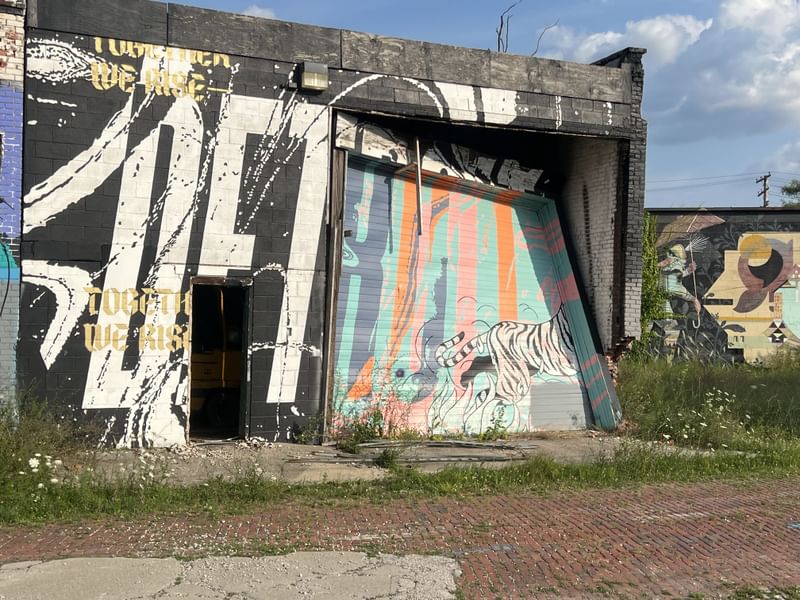 mural in Detroit by artist Jeremiah Britton.
