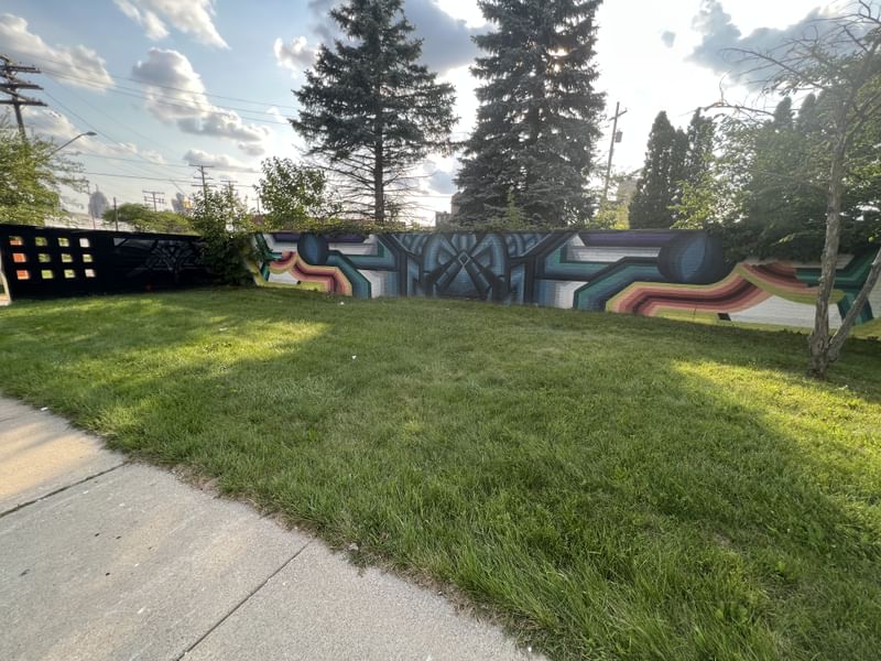 mural in Detroit by artist Lauren Harrington.