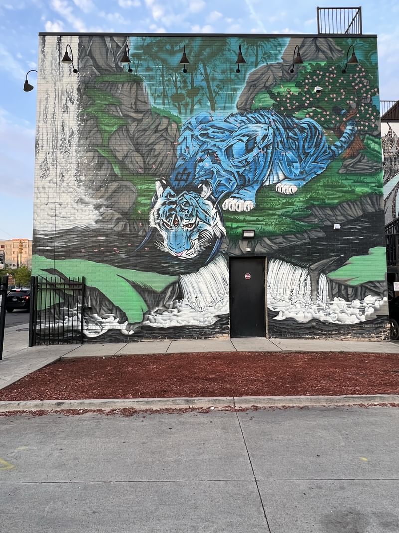 mural in Detroit by artist Kobie Solomon.