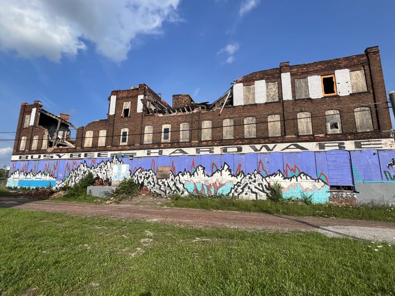 mural in Detroit by artist Nic Notion.