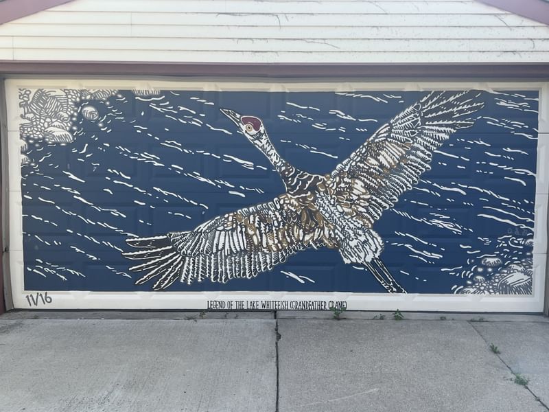 mural in Detroit by artist Alex Gilford.