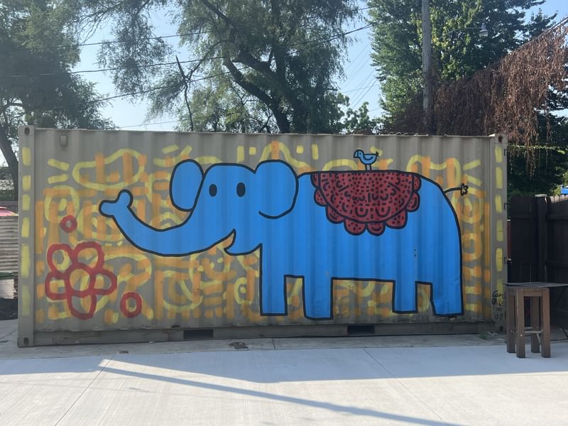 mural in Detroit by artist Carl Oxley.
