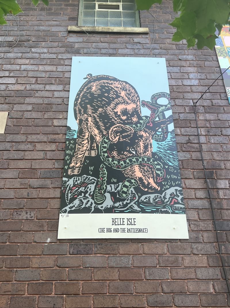 mural in Detroit by artist Alex Gilford.