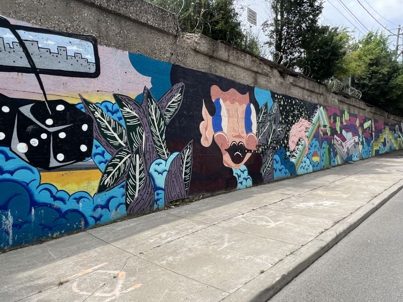 mural in Detroit by artist FIFTY.