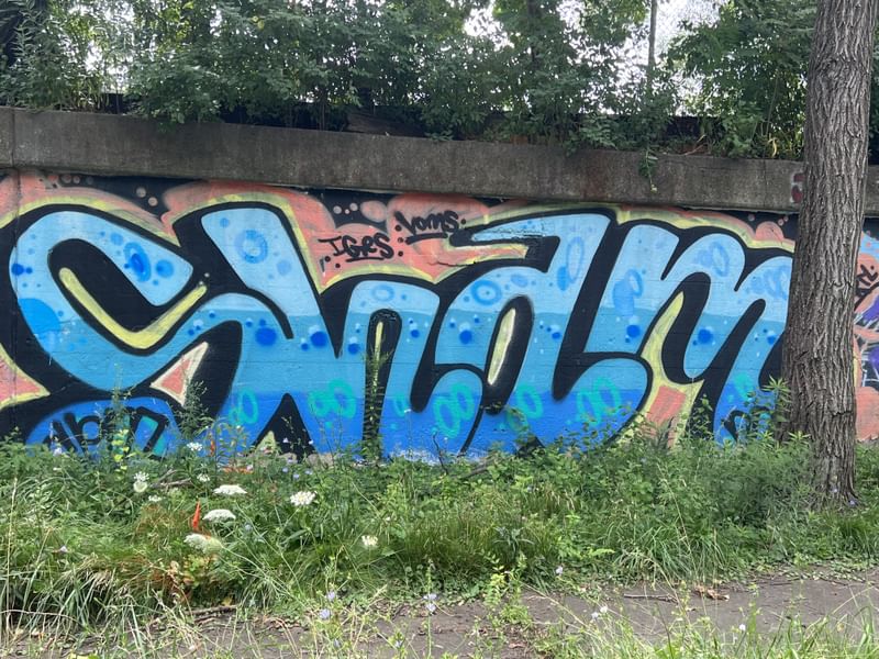 mural in Detroit by artist unknown.