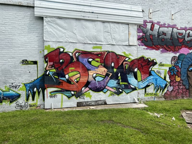 mural in Detroit by artist unknown.