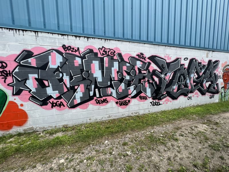 mural in Detroit by artist unknown.