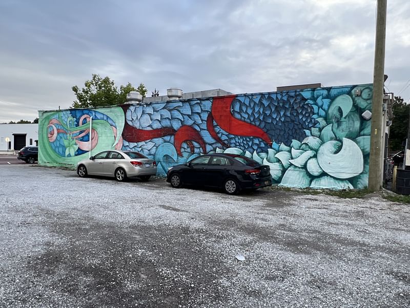 mural in Detroit by artist Lindy Shewbridge.