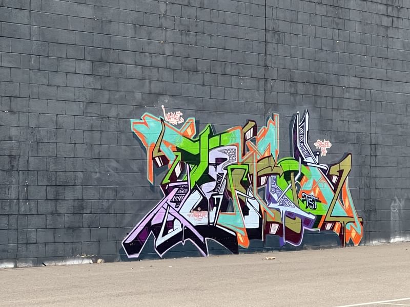 mural in Detroit by artist unknown.