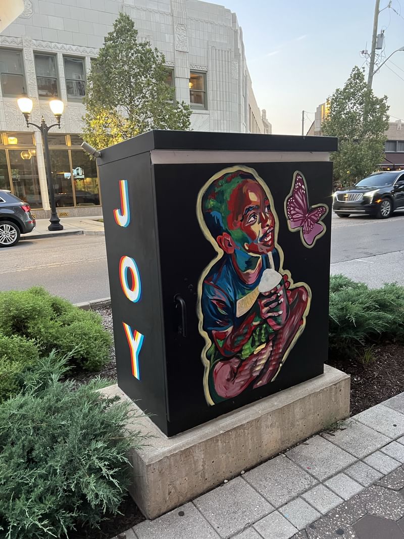 mural in Indianapolis by artist unknown.